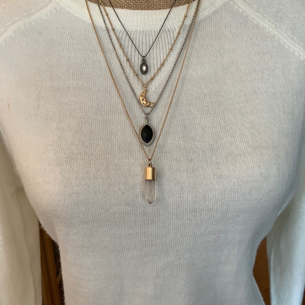 Multi Layered, Multi Colored Necklace - image 5